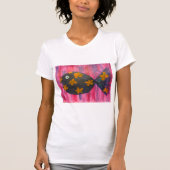 T-shirt Belle baignade dans le poisson rose (Devant)