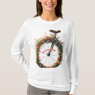 T-shirt Belle Balade en Flore Chemise Vélo