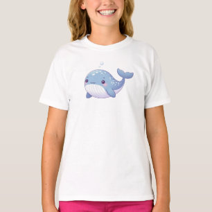 T-shirt Belle baleine côtière/nautique