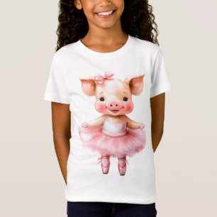 T-Shirt Belle ballerine de cochon danse ballet