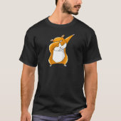 T-shirt Belle Bande Dabbing Hamster Funny Célèbre Pose Dan (Devant)