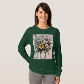 T-shirt Belle Basique à manches longues (Devant entier)