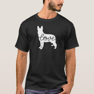 T-shirt Belle berger allemande Love Paw Hommes Femmes