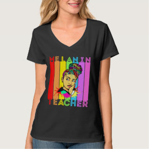 T-shirt Belle Black Girl Magic Melanin Poppin School T