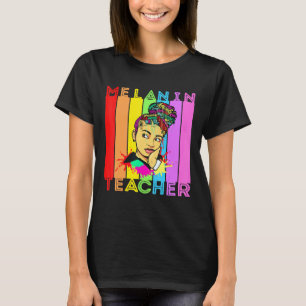 T-shirt Belle Black Girl Magic Melanin Poppin School T