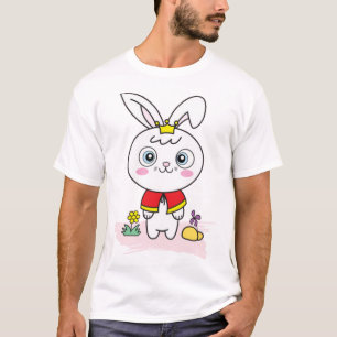 T-shirt Belle caricature lapin lapin lapin
