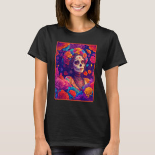 T-shirt Belle Catrina mexicaine espagnole Catrina Mexicana
