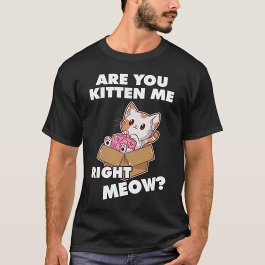 T-shirt Belle Chat Kitten Me Droite Meow RPG Dice Dungeons (Devant)
