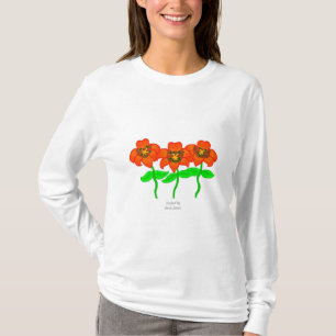 T-shirt Belle chemise à manches longues pour femmes Lys de