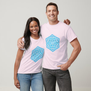 T-shirt Belle chemise de flocon de neige de dentelle