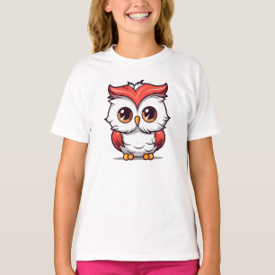 T-shirt Belle chouette de style Kawaii dessin animé