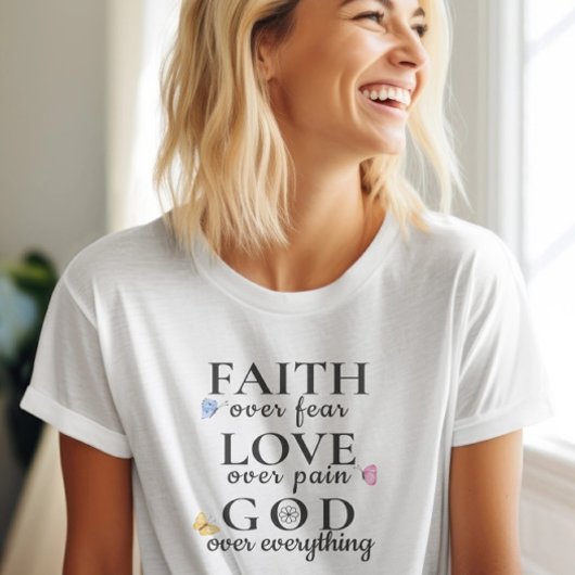 T-shirt Belle citation Christian Inspirational