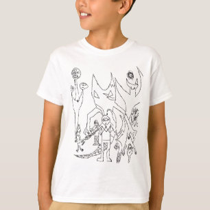 T-shirt Belle collection de personnages