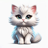 T-Shirt Belle conception de chat mignon pour imprimer 6500