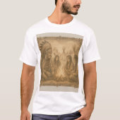 T-shirt Belle conception graphique de style occidental. (Devant)