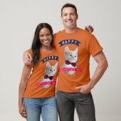 T-shirt Belle Cravate de Bow Chat Joyeux Jour des Valentin (Unisexe)