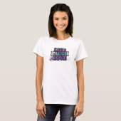 T-shirt Belle déclaration de style 2D LIVE LAUGH LOVE (Devant entier)