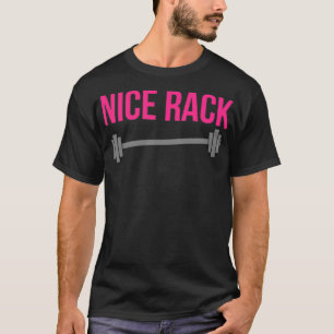 T-shirt Belle Devis De Salle De Sport En Rack