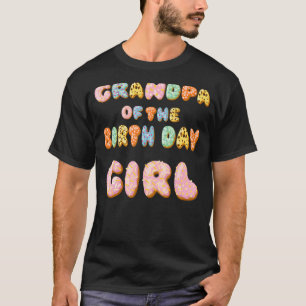 T-shirt Belle Donut Grand-père Anniversaire Fille Douce Fa
