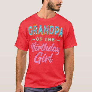 T-shirt Belle Donut Grand-père Anniversaire Fille Douce Fa