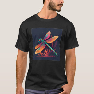 T-shirt Belle dragon Voler Illustation Aesthétique Coloré