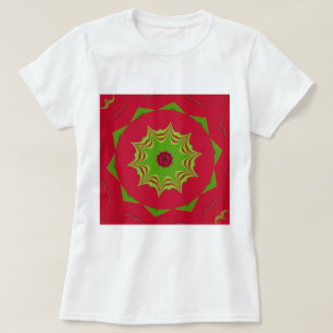 T-shirt Belle ethnie africaine extraordinaire rouge Art