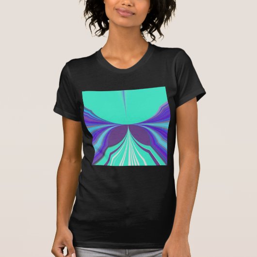 T-shirt Belle extraordinaire Motif Cyan Motif Motif (Devant)