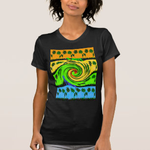 T-shirt Belle Extraordinaire vague d'été vague de couleurs