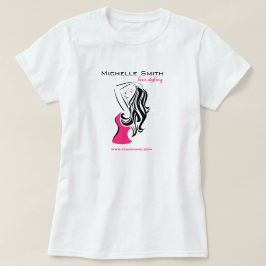 T-shirt Belle fille avec le marquage à chaud de (Design devant)