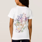 T-Shirt Belle fille d'abeilles (Dos)