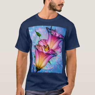 T-shirt Belle Fleur et Papillon