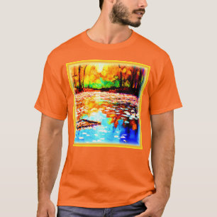T-shirt Belle Forêt Orange De Couleur Claire. Commandez dè