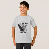 T-shirt Belle Halloween Creep It Real (Devant entier)