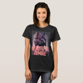 T-shirt Belle Halloween Zombie (Devant entier)