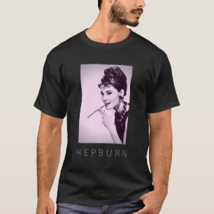 T-shirt Belle Hepburn Pour Les Ventilateurs De Film Classi