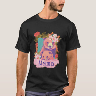 T-shirt Belle idée cadeau pour une maman ours Fête des Mèr
