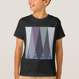 T-shirt Belle impression Extraordinaire Chevron Design Art