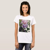 T-shirt Belle Iris Fleur violet Fleur Photo (Devant entier)