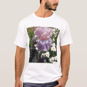 T-shirt Belle Iris Fleur violet Fleur Photo (Devant)