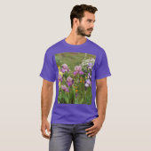 T-shirt Belle Iris Fleur violet Fleur Photo (Devant entier)