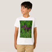 T-shirt Belle Iris Violet (Devant entier)