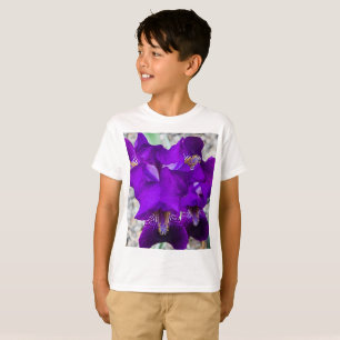 T-shirt Belle iris violet