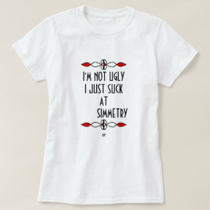 T-shirt Belle laideur blague v2