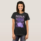 T-shirt Belle Lavande - Nina Nom (Devant entier)