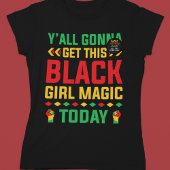 T-shirt Belle Magie Black Girl