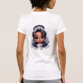 T-shirt Belle mariée pour être amusant dessin animé (Dos)