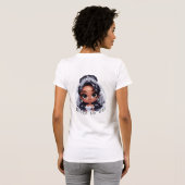 T-shirt Belle mariée pour être amusant dessin animé (Dos entier)