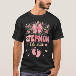 T-shirt Belle-mère 2026 Fleurs Fête des Mères Future Maman
