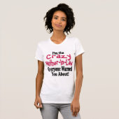 T-shirt Belle-mère folle (Devant entier)