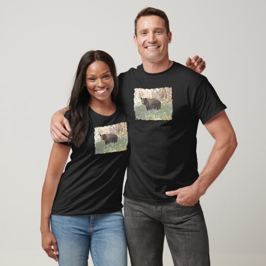 T-shirt Belle Ours Noir (Unisexe)